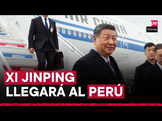 ⁣Xi Jinping, presidente de la República Popular China, realizará una visita de Estado al Perú