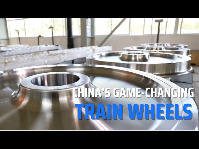 ⁣How China's first home-made train wheels are revolutionizing high-speed rail