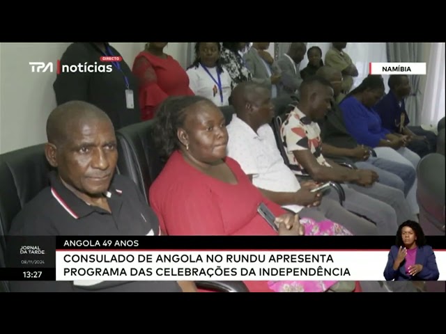 ⁣Angola 49 anos - Consulado de Angola no Rundu apresenta programa das celebrações da Independência