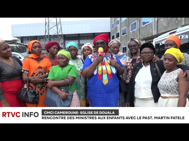 ⁣RTVC INFO - RENCONTRE DES MINISTRES AUX ENFANTS DE L'EGLISE DE DOUALA AVEC LE PASTEUR MARTIN FA