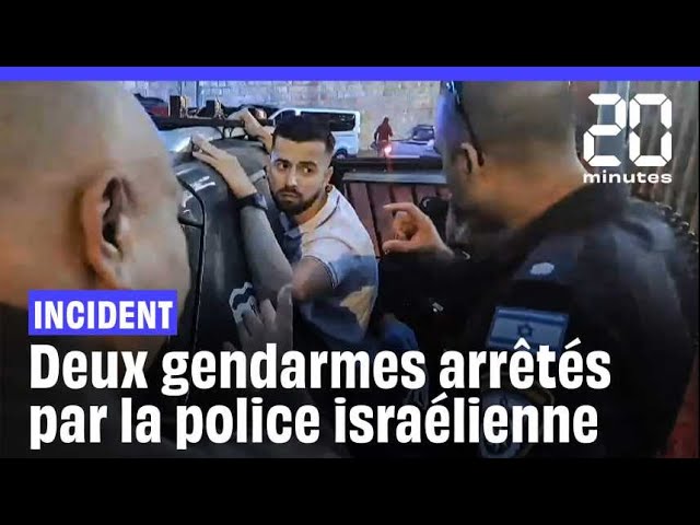 ⁣Incident diplomatique en Israël : les images de l'arrestation des gendarmes français