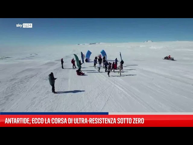 ⁣Antartide, ecco la corsa di ultra-resistenza sotto zero