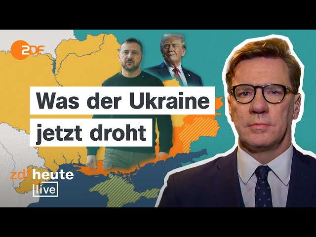 ⁣Kriegsende nach 24 Stunden? Was der Sieg von Trump für die Ukraine bedeuten könnte | ZDFheute live