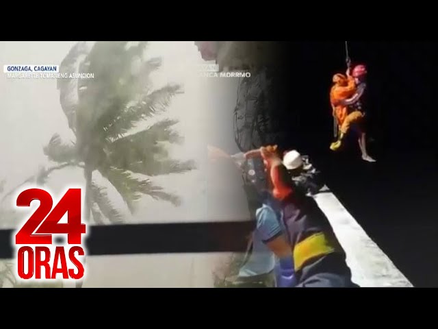 ⁣Bagyo, 2 beses nag-landfall sa probinsiya; may mga bubong na tinangay ng hangin | 24 Oras