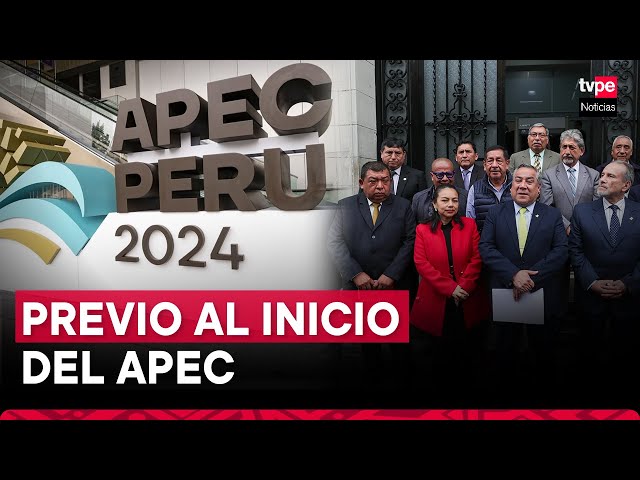 ⁣APEC: Gustavo Adrianzén y canciller Elmer Schialer se reunieron con comerciantes y empresarios