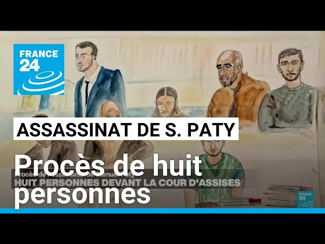 ⁣Assassinat de Samuel Paty : procès de huit personnes devant la cour d'assises spéciale de Paris