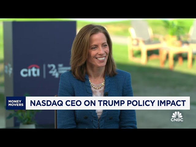 ⁣Nasdaq CEO Adena Friedman on Trump's policy impact