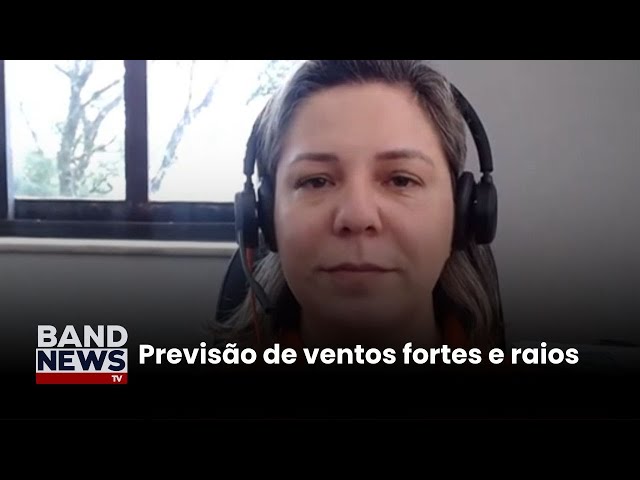 ⁣Defesa Civil de SP emite alerta para fortes chuvas | BandNews TV