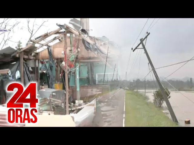 ⁣Ilang puno, nagbagsakan dahil sa malakas na hangin | 24 Oras