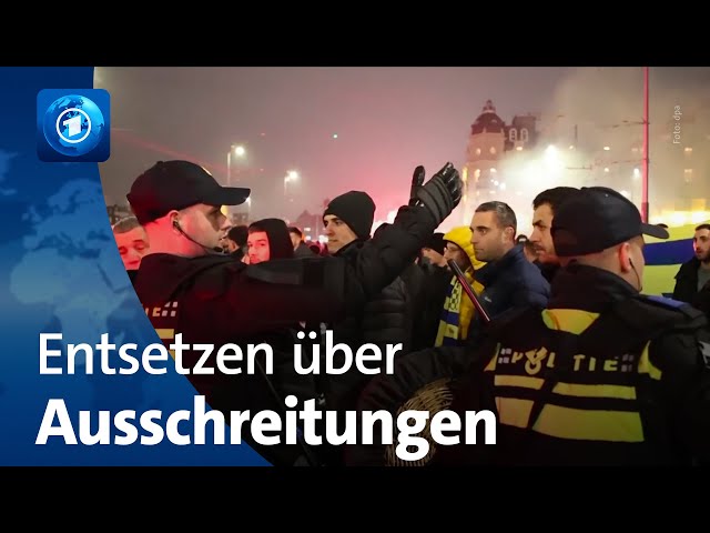 ⁣Ausschreitungen in Amsterdam: Angriffe auf israelische Fußballfans