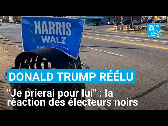 ⁣"Je prierai pour lui" : après une défiance envers Trump, les électeurs noirs endossent sa 