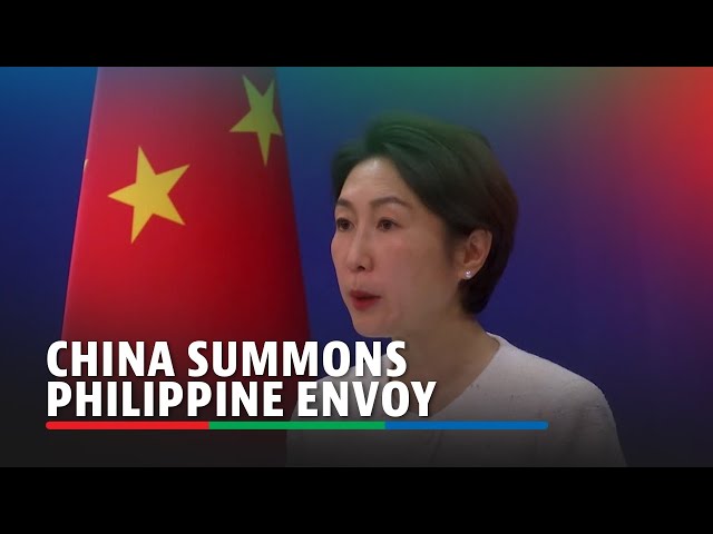 ⁣China summons Philippine envoy over new maritime laws