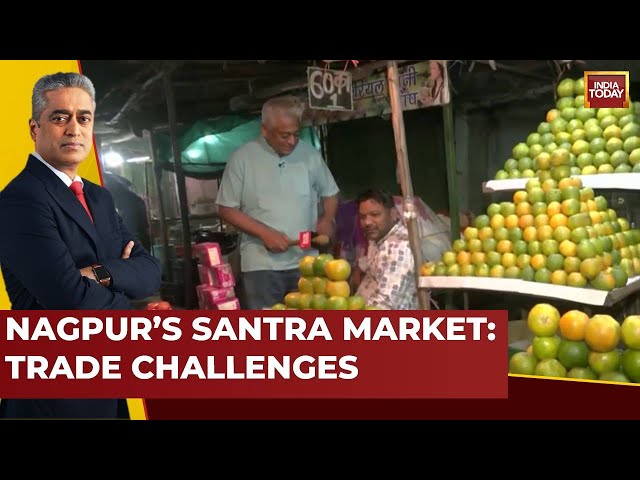 ⁣Nagpur's Santra Market Traders Discuss Trade Challenges | Rajdeep Sardesai |Maha Polls | India 