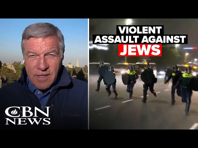 ⁣Jews Attacked in Amsterdam | CBN News