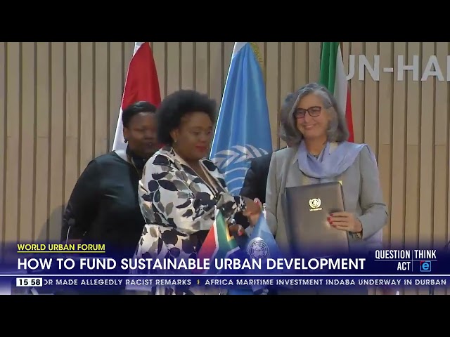 ⁣World Urban Forum | How to fund sustainable urban development