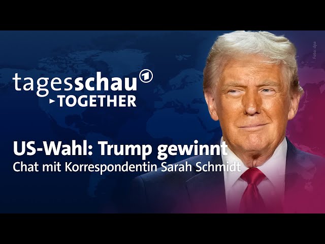 ⁣USA-Korrespondentin Sarah Schmidt zum Wahlsieg von Donald Trump | tagesschau togehter