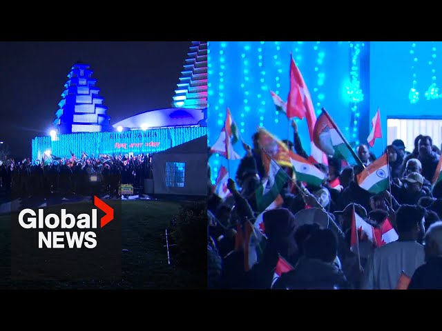 ⁣Man arrested, 2 others wanted over Brampton Hindu temple protests