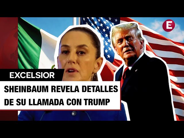 ⁣Llamada con Trump fue muy cordial: Sheinbaum; planteó hablar sobre la frontera