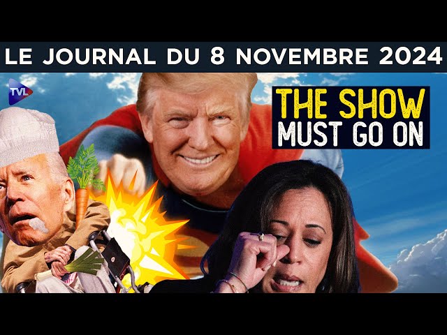 ⁣Trump en ordre de bataille, Biden et Kamala humiliés - JT du vendredi 8 novembre 2024