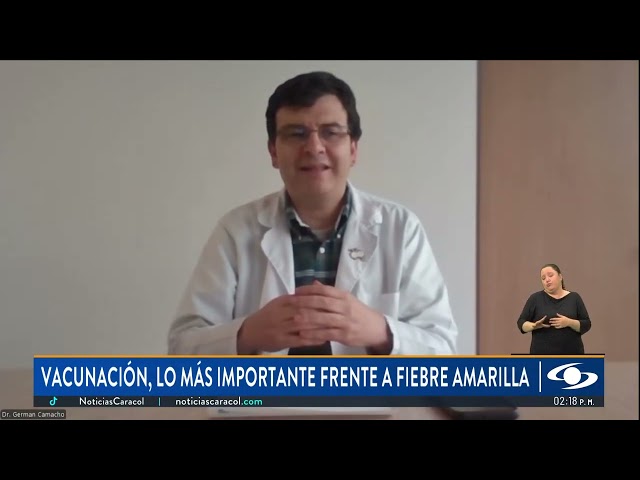 ⁣Activan cerco epidemiológico en el Tolima ante brote de fiebre amarilla