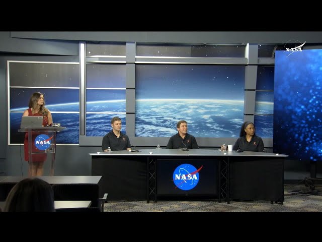 ⁣LIVE: NASA astronauts hold news conference after mission to International Space Station