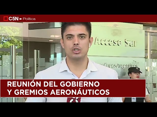 ⁣COMENZÓ LA REUNIÓN DEL GOBIERNO Y GREMIOS AERONÁUTICOS