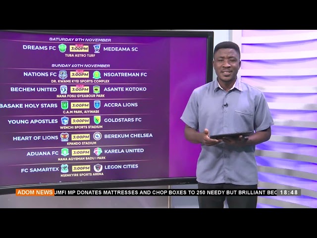 ⁣AGOKANSIE - Adom Sports News on Adom TV (08-11-24)