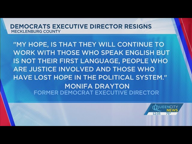 ⁣Meck. Dems. Executive Director resigns following election