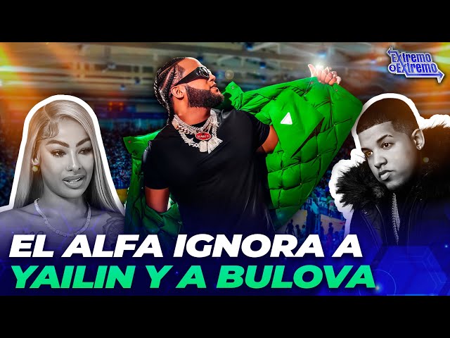 ⁣El Alfa se encuentra con Yailín y Bulova, y los ignora ¿Hay problemas? | Extremo a Extremo