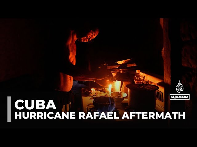 ⁣Hurricane Rafael's aftermath leaves Cuba in darkness, recovery hampered by sanctions