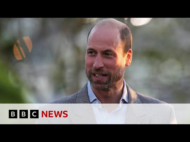 ⁣It's been the hardest year of my life, says Prince William | BBC News