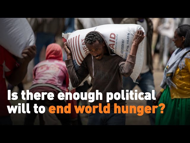 ⁣Is there enough political will to end world hunger?