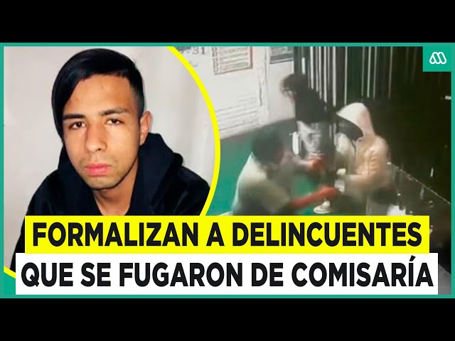 ⁣Formalizan a delincuentes que se fugaron de comisaría: Eran parte de peligrosa banda criminal