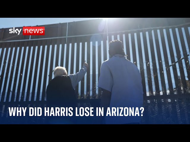 ⁣People living in US border town offer insight into why Kamala Harris 'lost big'