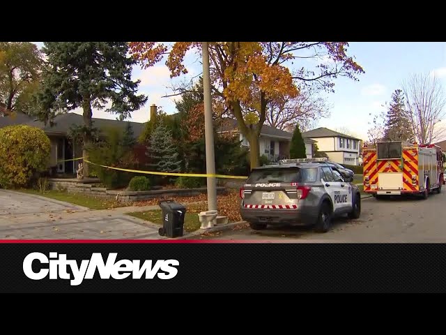 ⁣Man in his 70s dies after Etobicoke house fire