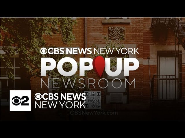 ⁣CBS News New York's Pop-Up Newsroom