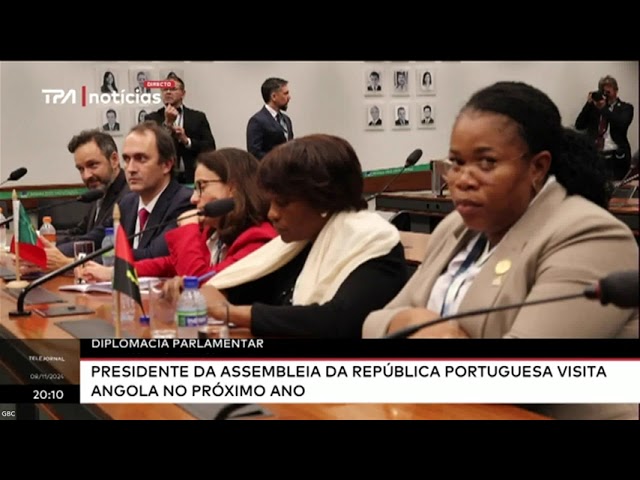 ⁣Diplomacia Parlamentar - Presidente da Assembleia da República portuguesa visita Angola...