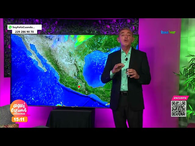 ⁣#Atiempoconeltiempo con Ramiro Gómez y las condiciones climatológicas.