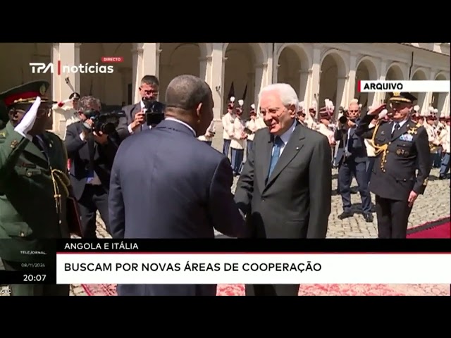 ⁣Angola - Itália, trocas comerciais ultrapassaram mil milhões de euros nos últimos anos