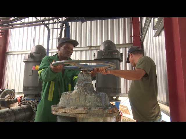 ⁣Culminan instalación de bombas en sistema de bombeo de la presa El Rincón de #LasTunas