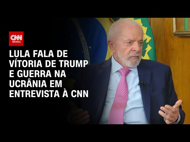 ⁣Lula fala de vitória de Trump e Guerra na Ucrânia em entrevista à CNN | CNN PRIME TIME