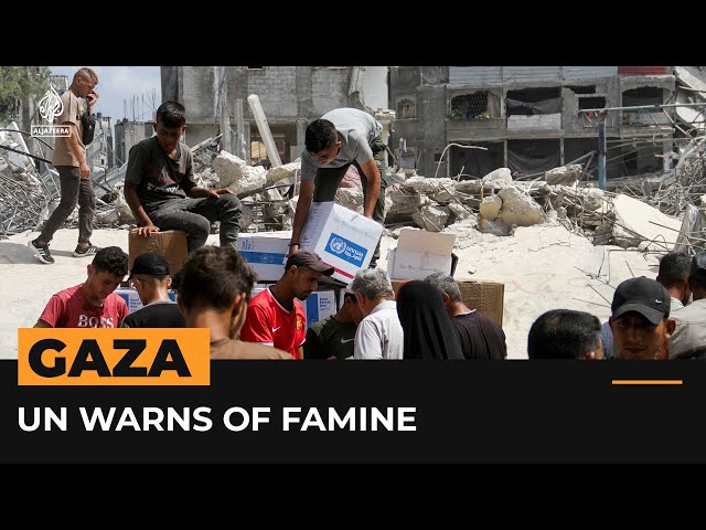 ⁣UN warns of imminent famine in Gaza, urges humanitarian action