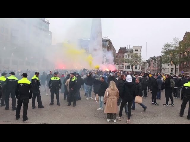 ⁣Amsterdam bans all protests after attacks on Israeli football fans