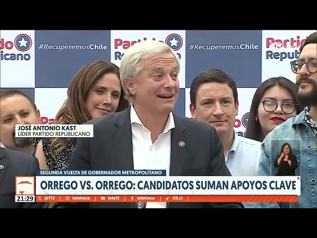 ⁣Orrego vs. Orrego: los apoyos claves que suman los candidatos en segunda vuelta