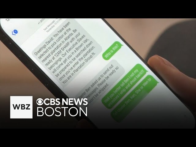 ⁣Racist text messages about "cotton picking" sent to Stoughton High School students