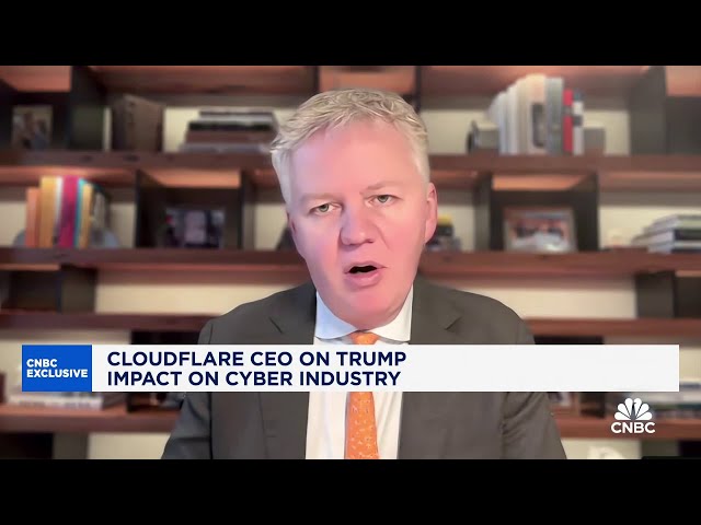 ⁣Cloudflare CEO Matthew Prince talks earnings and impact of Trump presidency on cyber security