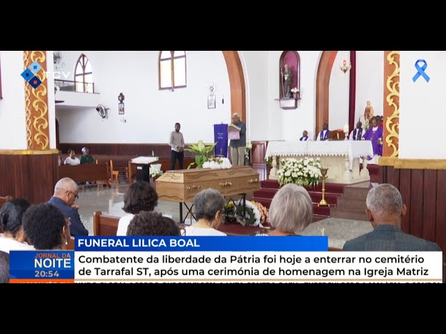 ⁣Combatente da liberdade da Pátria foi hoje a enterrar no cemitério de Tarrafal Santiago