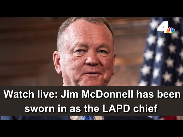 ⁣Watch live: New LAPD Chief Jim McDonnell to speak