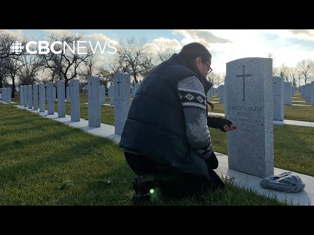 ⁣Her grandfather was a WW I veteran. She just found his grave