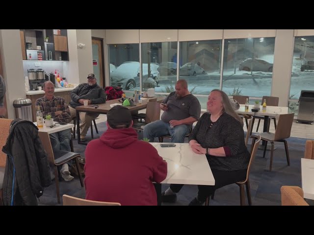 ⁣Travelers stranded in snowy eastern Colorado share their stories